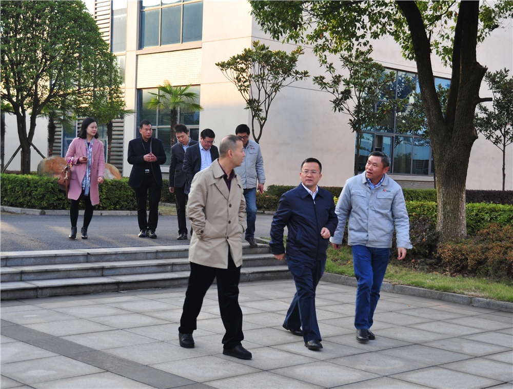 市委常委、市委統(tǒng)戰(zhàn)部部長羊貴平蒞臨公司視察指導(dǎo)工作
